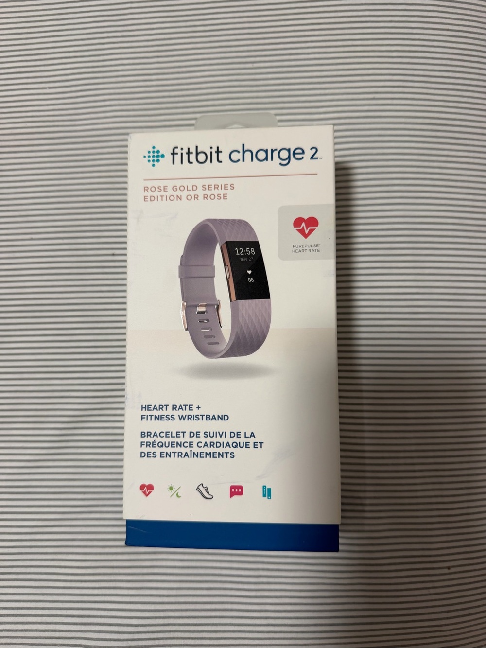 Fitbit Charge 2 Rose Gold Series - Needs New Wristband!